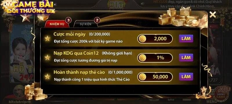 Khuyến mãi giá trị, code độc quyền Hit